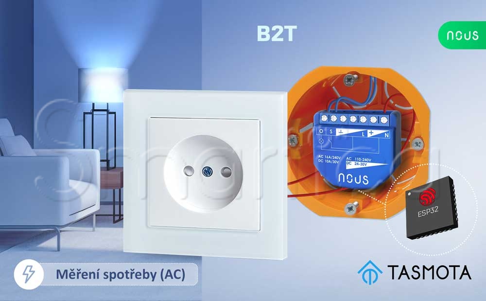 NOUS B2T WiFi Tasmota modul
