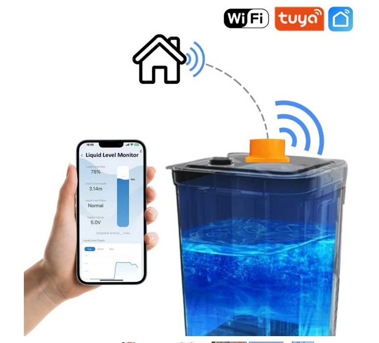 WiFi ultrazvukový senzor hladiny vody Smartica S01W