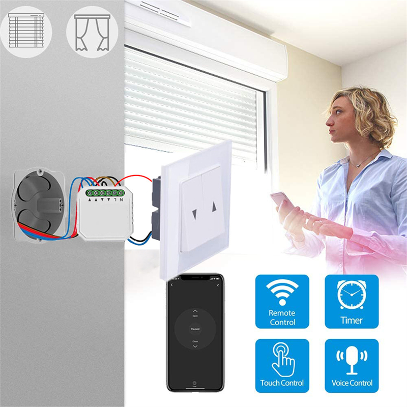 Mini ZigBee modul 2CH pro rolety