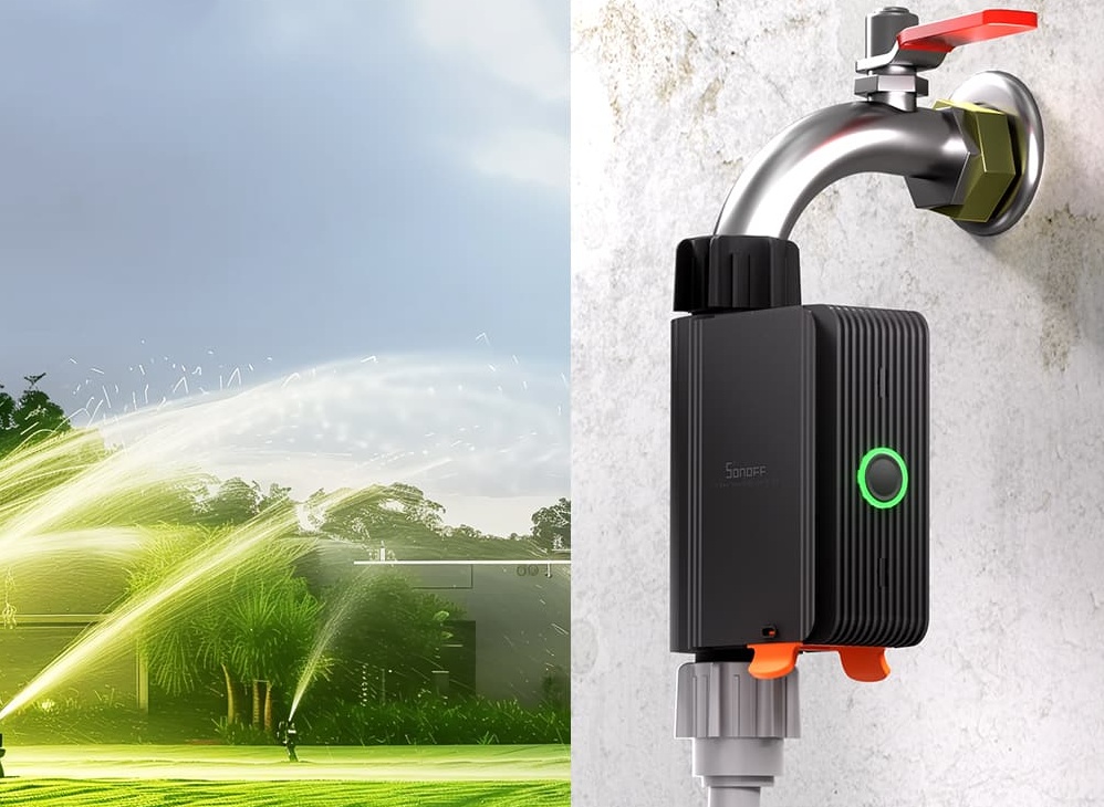 Sonoff Water Valve na zdi