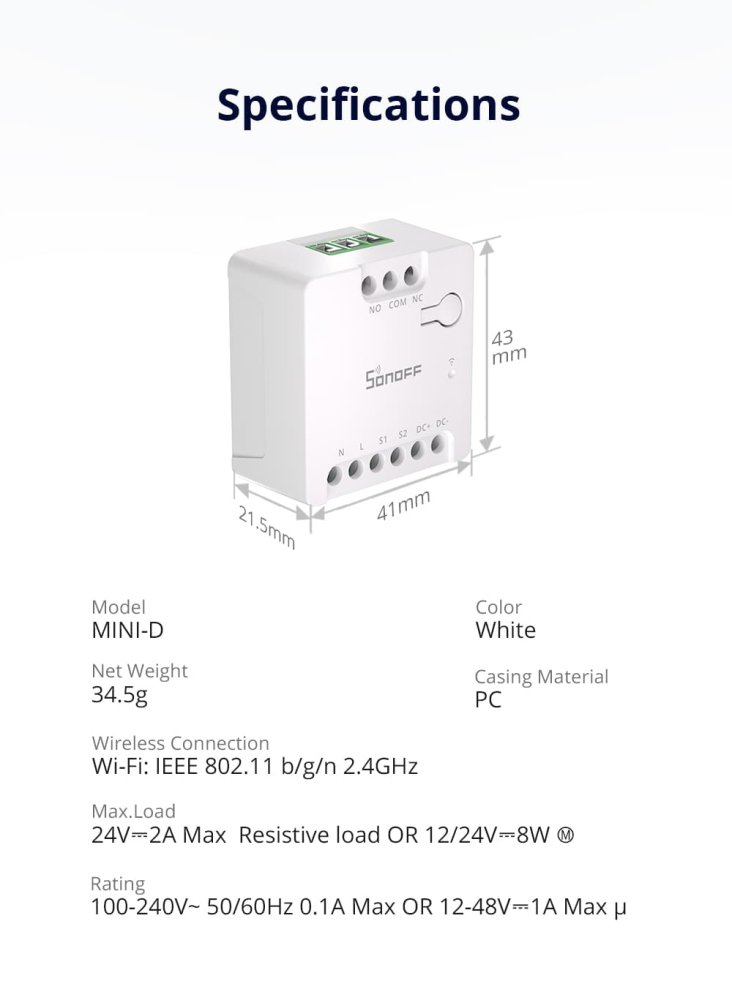 SONOFF MINI-D