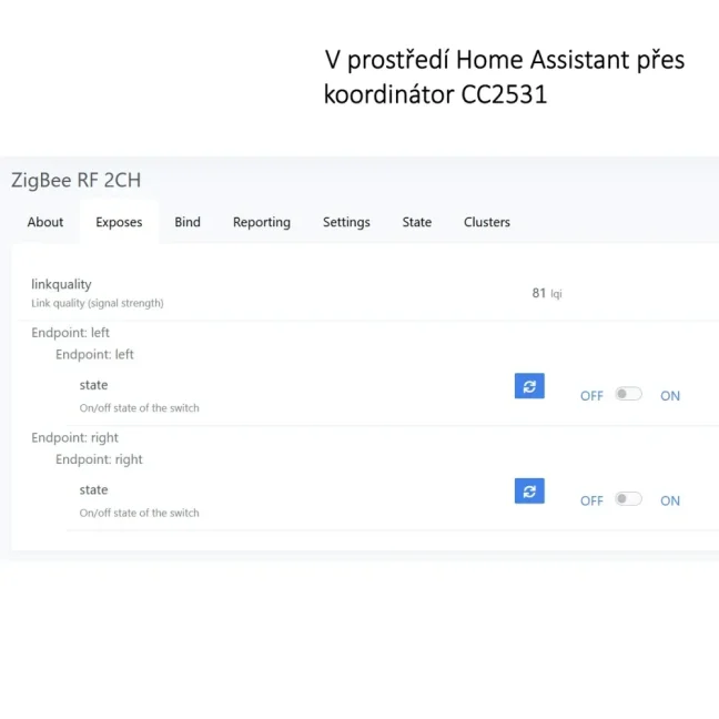 ZigBee 5V/7-32V + RF 2CH Smartica BS02Z