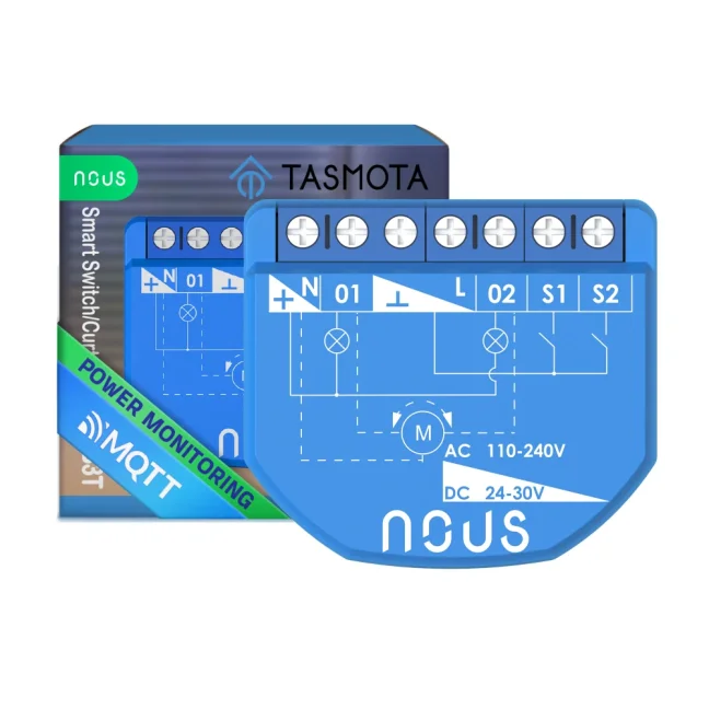 Nous B3T WiFi Tasmota Mini 16A 2CH