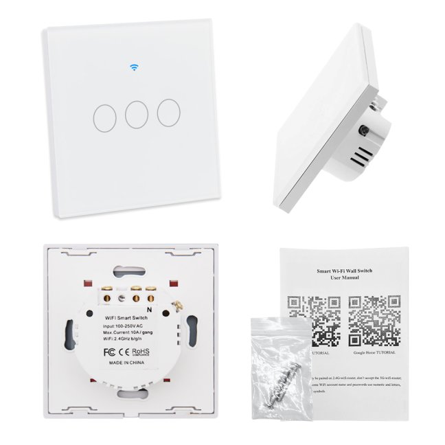 WiFi+RF vypínač 3CH Smartica VO03W