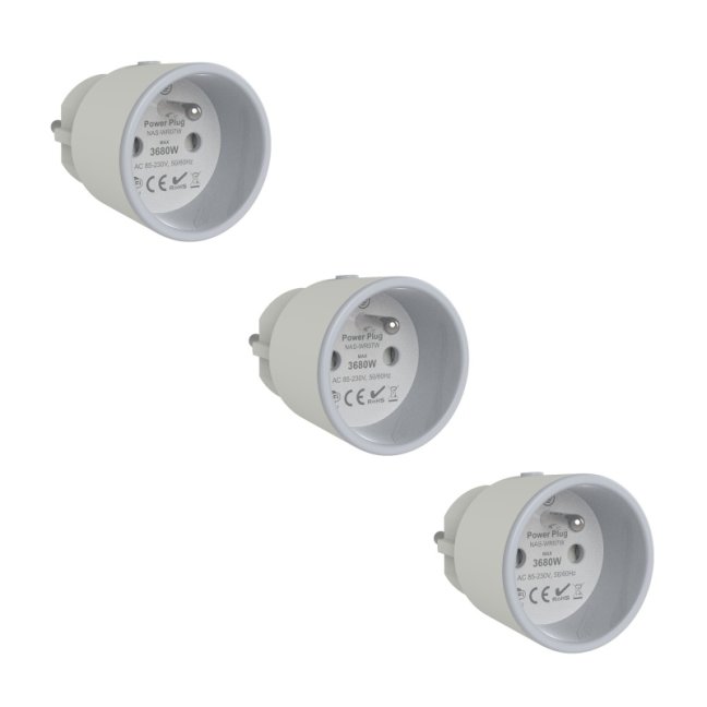 Sada 3x WiFi Zásuvka 16A Smartica ZA01W