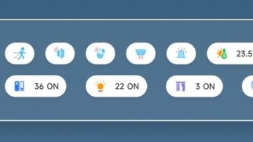 eWeLink WEB V3.7 - lišta funkčních mini ikonek