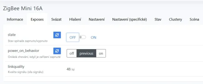 ZigBee Mini 16A Smartica MI04Z