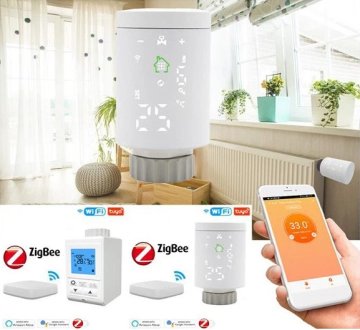 Řízení vytápění bez termostatu s chytrými termostatickými hlavicemi Tuya