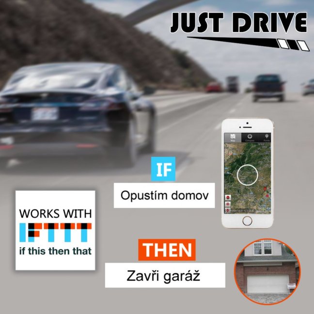 WiFi Otvárač Garážových Dverí Smartica GO01W