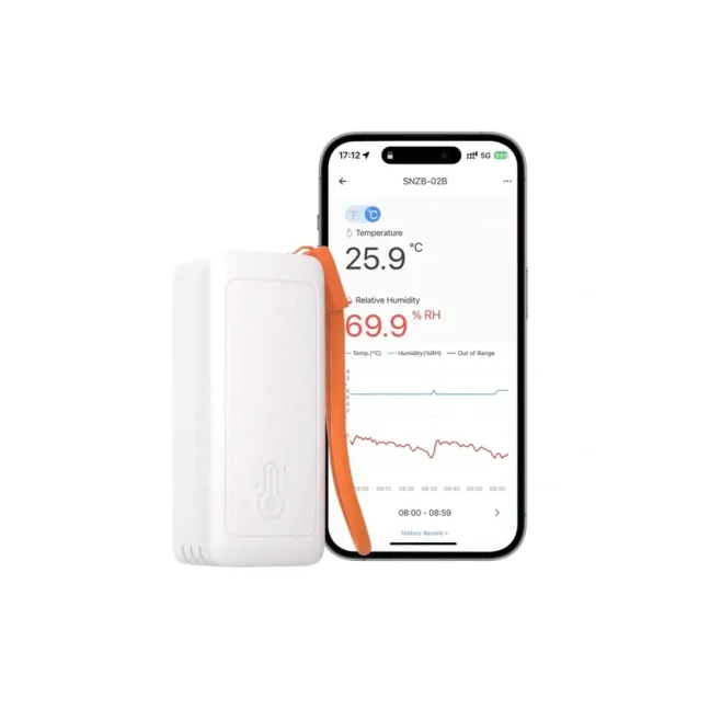 Sonoff SNZB-02B AirGuard TH Lite, Zigbee Teplota / Vlhkost