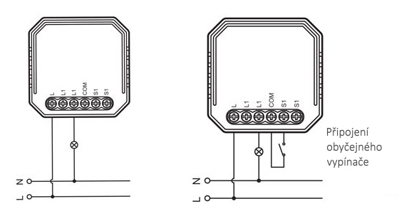 ZigBee Mini "bez nuly" - 1CH Smartica MI01Z