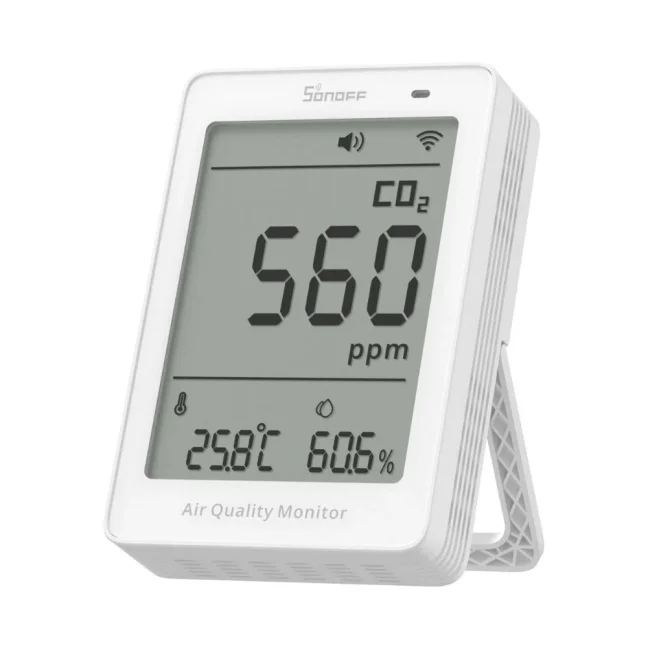 SONOFF AirGuard CO2 SAWF-08P – Wifi monitor kvality vzduchu