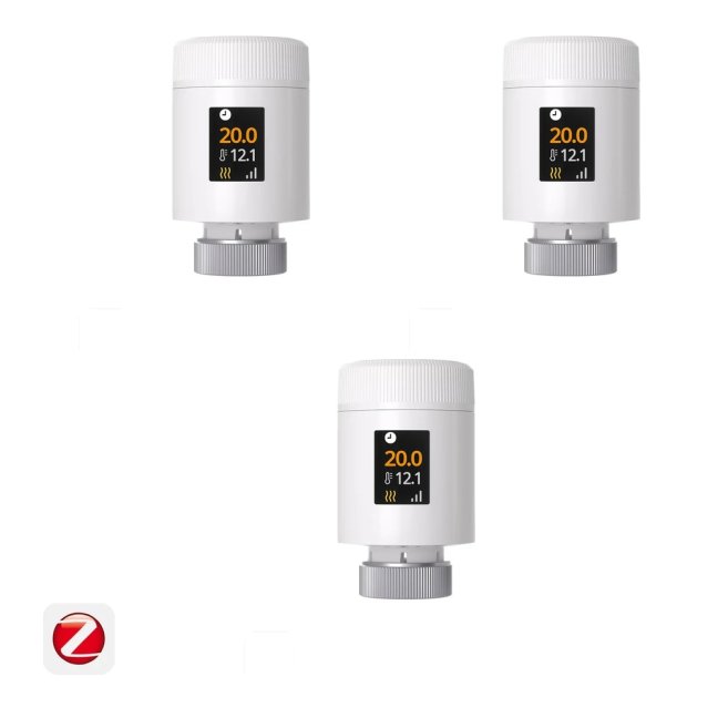 3x SONOFF TRV Gen2 ZigBee Termostatická Hlavice 3x SONOFF TRV Gen2 ZigBee Termostatická Hlavice