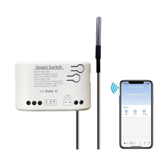 Wifi beznapěťový spínač 1CH s měřením teploty Smartica BS08W