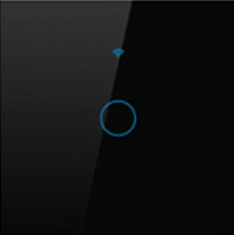 WiFi+RF vypínač černý 1CH s nulou i bez nuly Smartica VO07W