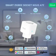 Nous A7Z ZigBee zásuvka s měřením spotřeby 16A, 2 pack