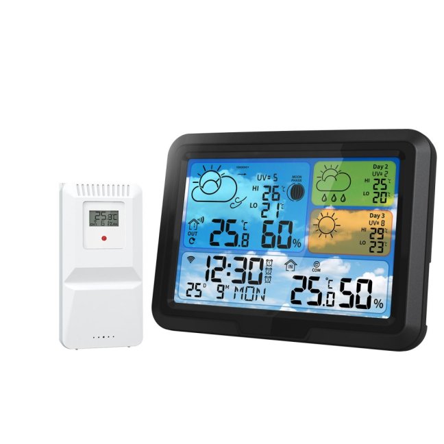 WiFi Meteostanica Tuya + 1 senzor