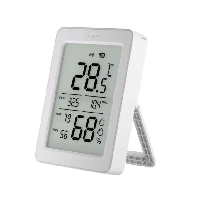 Sonoff AirGuard TH SNZB-02DR2 – Zigbee senzor teploty a vlhkosti s 3.6” LCD