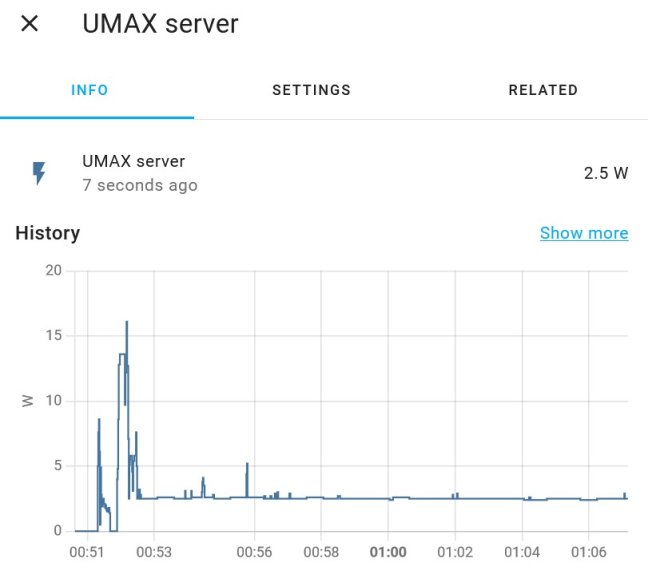 Home Assistant Server UMAX Basic