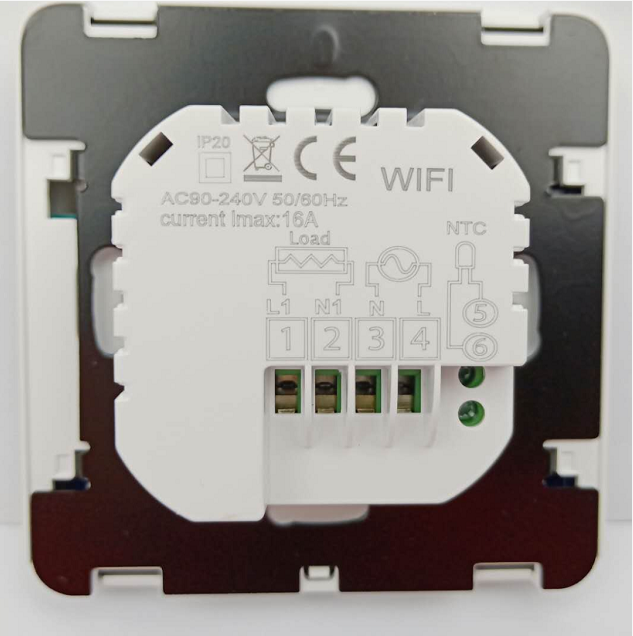 WiFi Termostat 16A pre priamotopy SmarticaTP02W