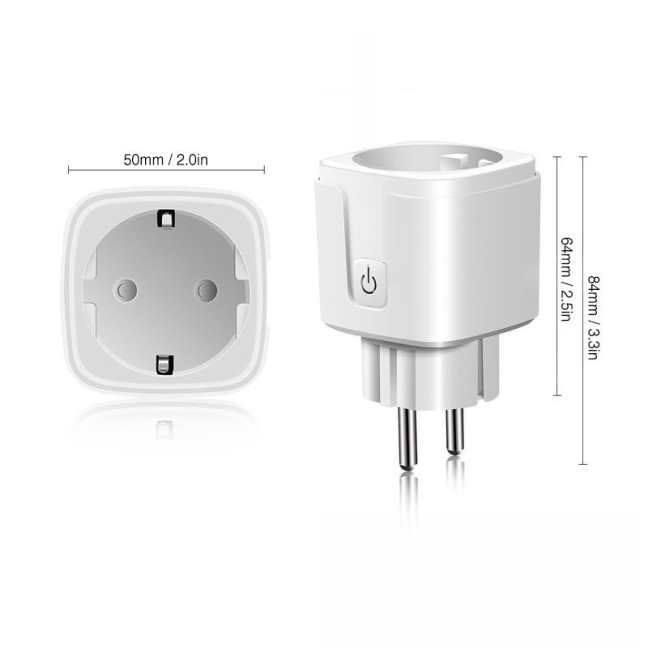 3x WiFi Zásuvka 20A s měřením spotřeby ZA06W