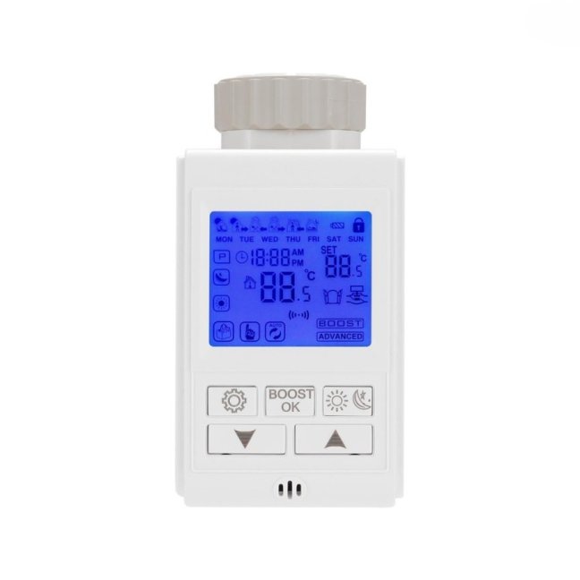 Sada 2x ZigBee Termostatická Hlavice Smartica THY369 + Zigbee brána