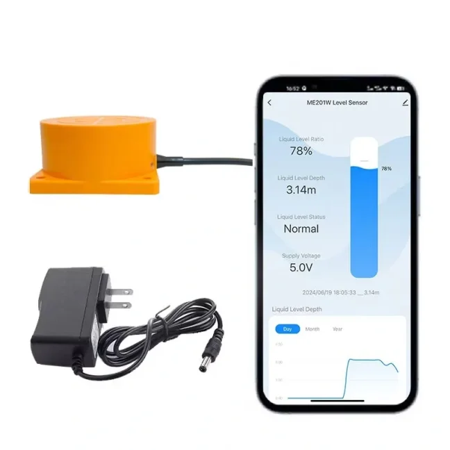 Zigbee ultrazvukový senzor hladiny vody Tuya