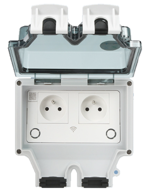 WiFi venkovní  zásuvka IP66 2CH Smartica ZA05W