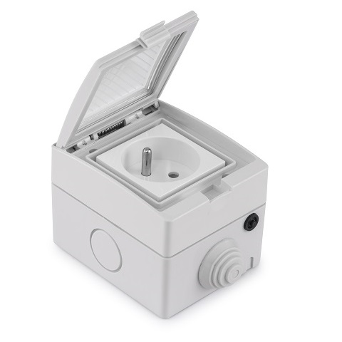 WiFi Venkovní zásuvka IP55 Smartica ZA03W