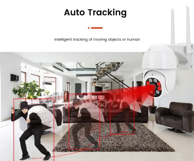 Venkovní Otočná Kamera 4MP Smartica KM06W