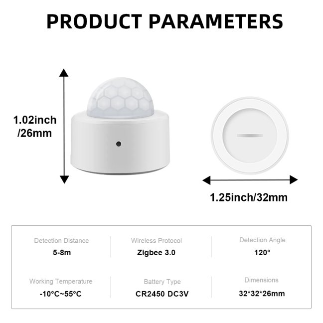 eWeLink ZigBee PIR senzor pohybu