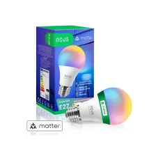 Nous P3 Tuya WiFi Matter žárovka RGB 9W E27