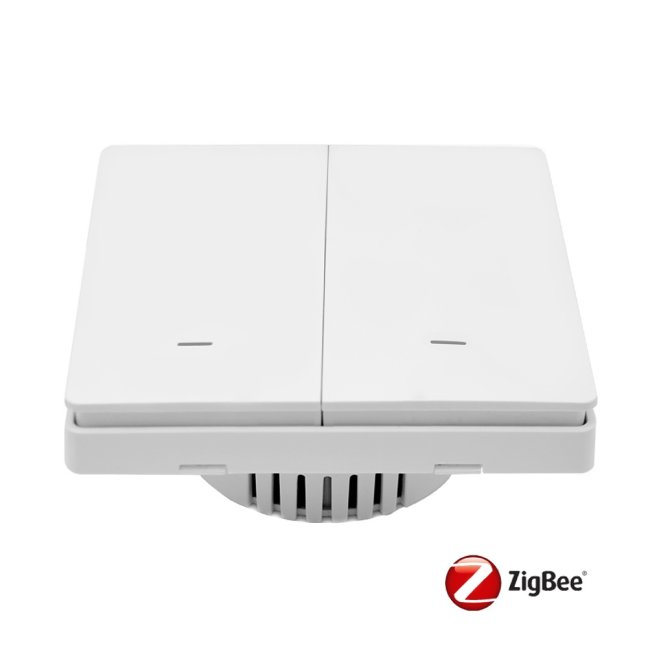 ZigBee vypínač bez "nuly" - 2CH Smartica VO05Z