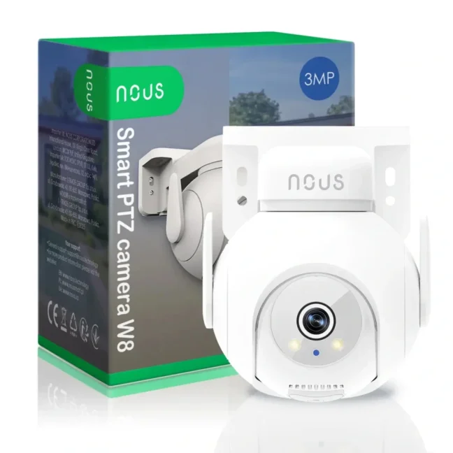 Nous W8 WiFi PTZ Vonkajšia IP kamera 3MP Tuya