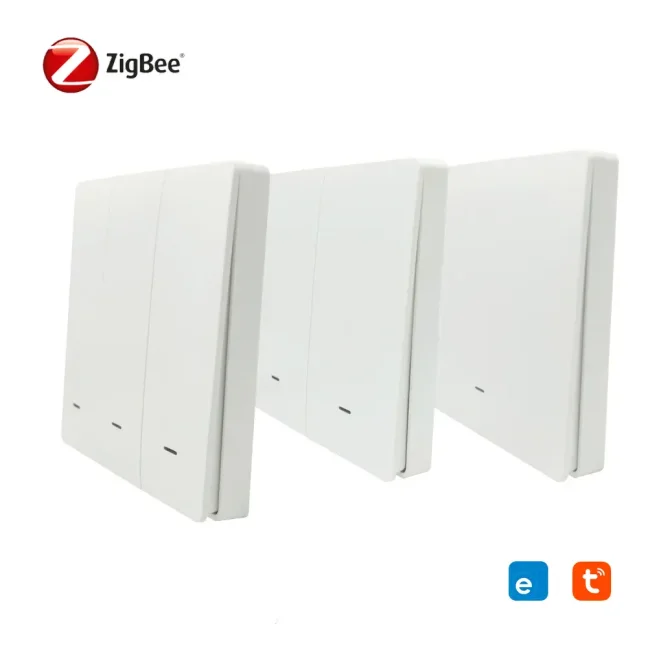 Tlačítkový ZigBee ovladač - 2CH antracitový