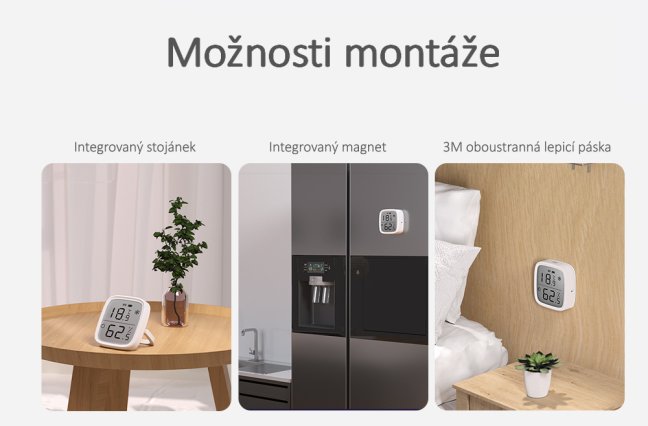 Sonoff ZigBee Teplota / Vlhkost- SNZB-02D