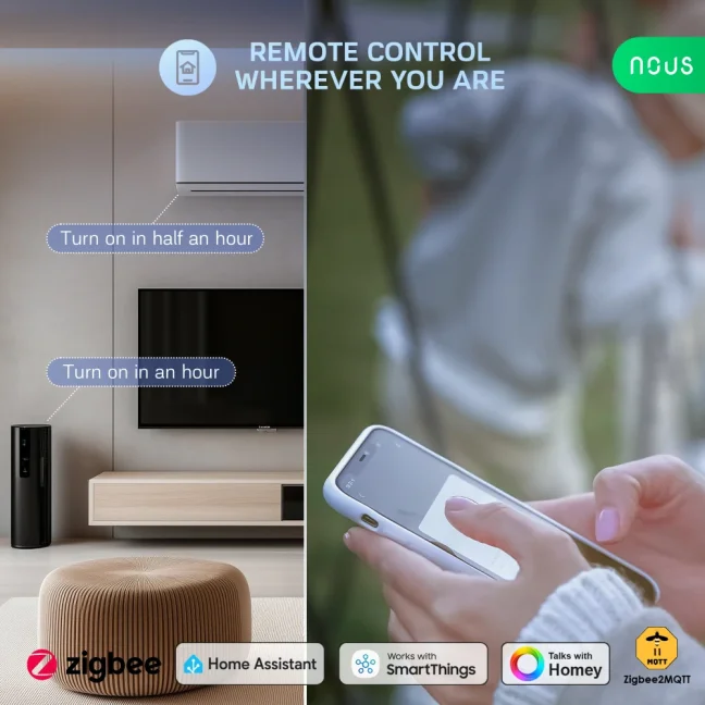 Nous A11Z Zigbee prodlužovací kabel 1,8m