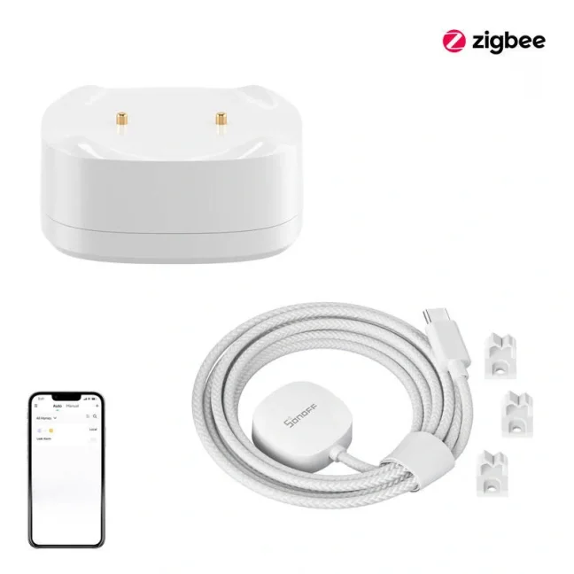 Sonoff SNZB-05P Sada Zigbee senzor vytopení + kabel WLDC200