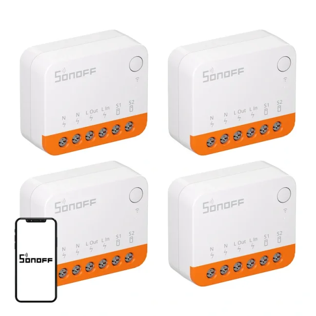 Sonoff Mini R4 Extreme 4 pack