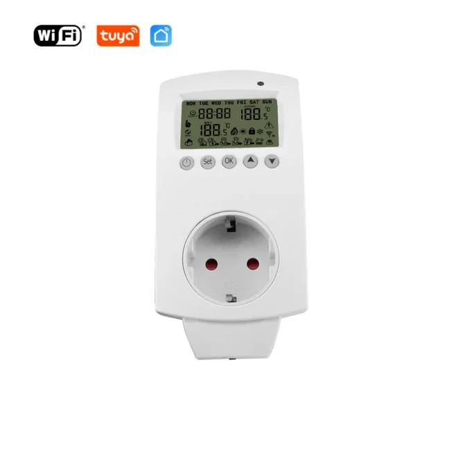 WiFi Termostatická zásuvka 16A Smartica TZ01W