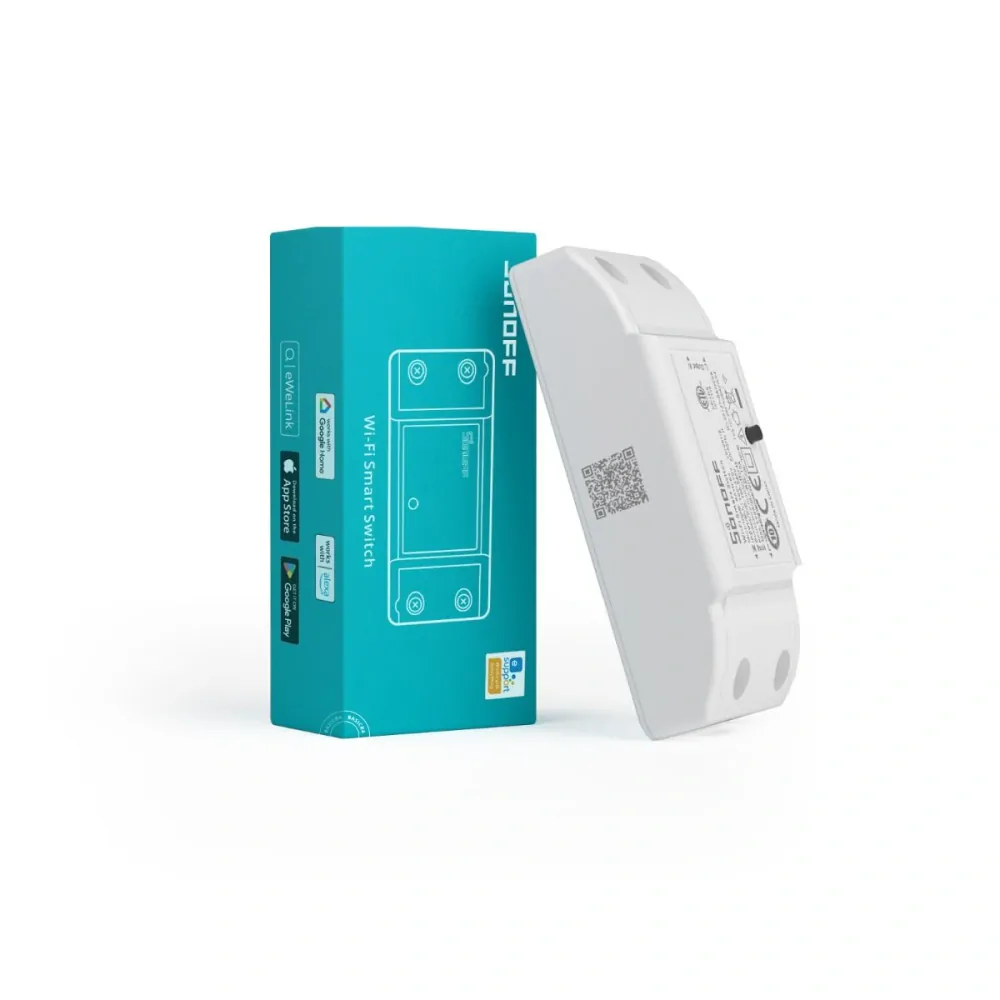 Sonoff Basic R4 – inteligentní WiFi spínač párovaný přes aplikaci eWeLink