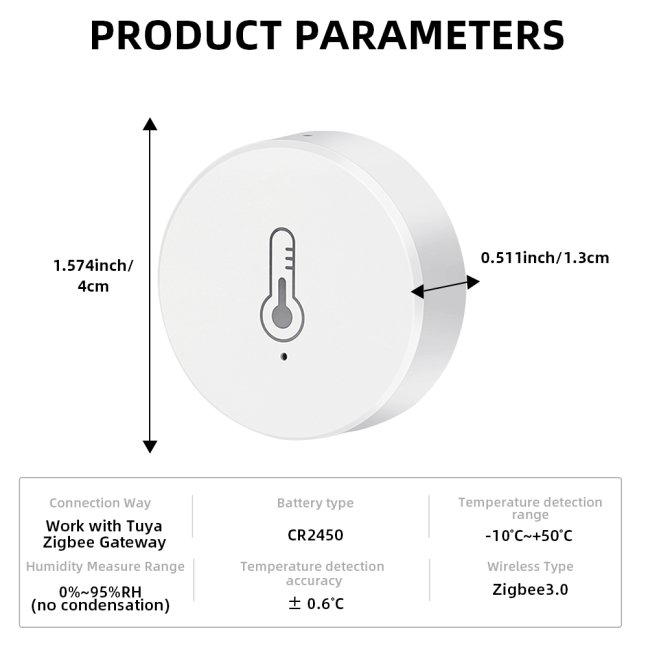 eWeLink ZigBee senzor teploty a vlhkosti