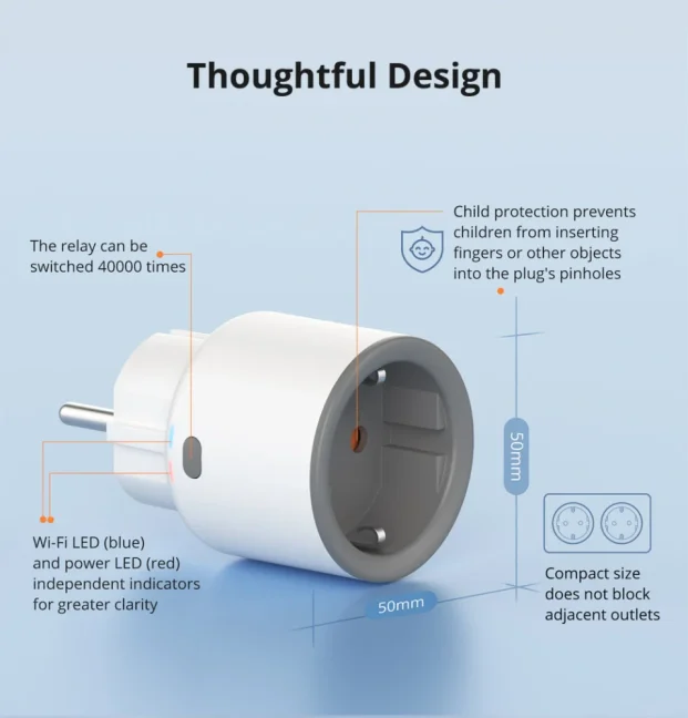 Sonoff S60 Zigbee 4ks