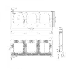 Sonoff Rámeček vypínačů M5 - 3x