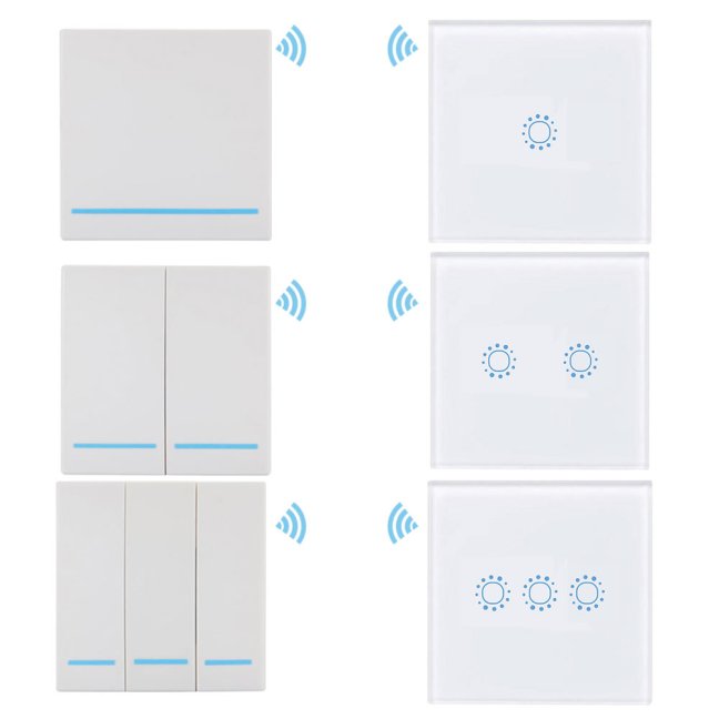 eWeLink Vypínač bez Nuly - Třítlačítkový