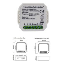 ZigBee Mini "bez nuly" - 1CH Smartica MI01Z