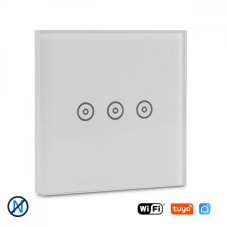 Třítlačítkový WiFi vypínač bez "nuly" - Tuya