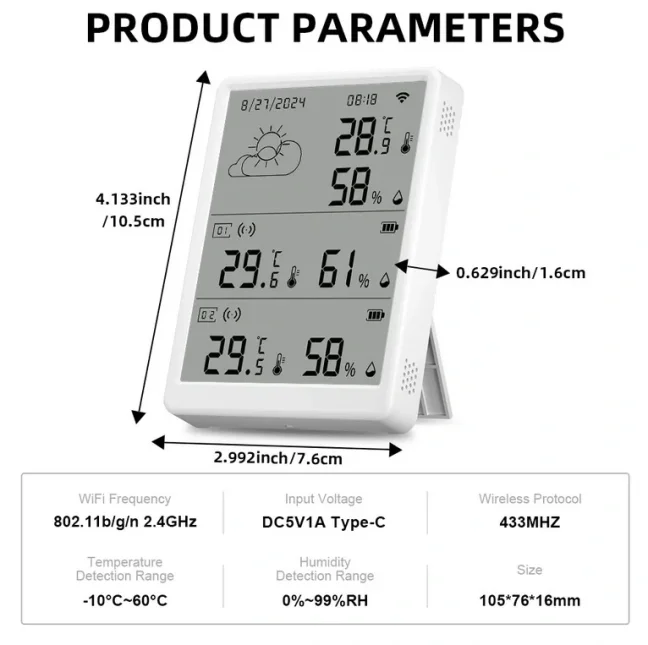 WiFi Meteostanice Smartica MS03W