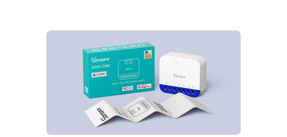 Obsah balení SONOFF MINI-DIM
