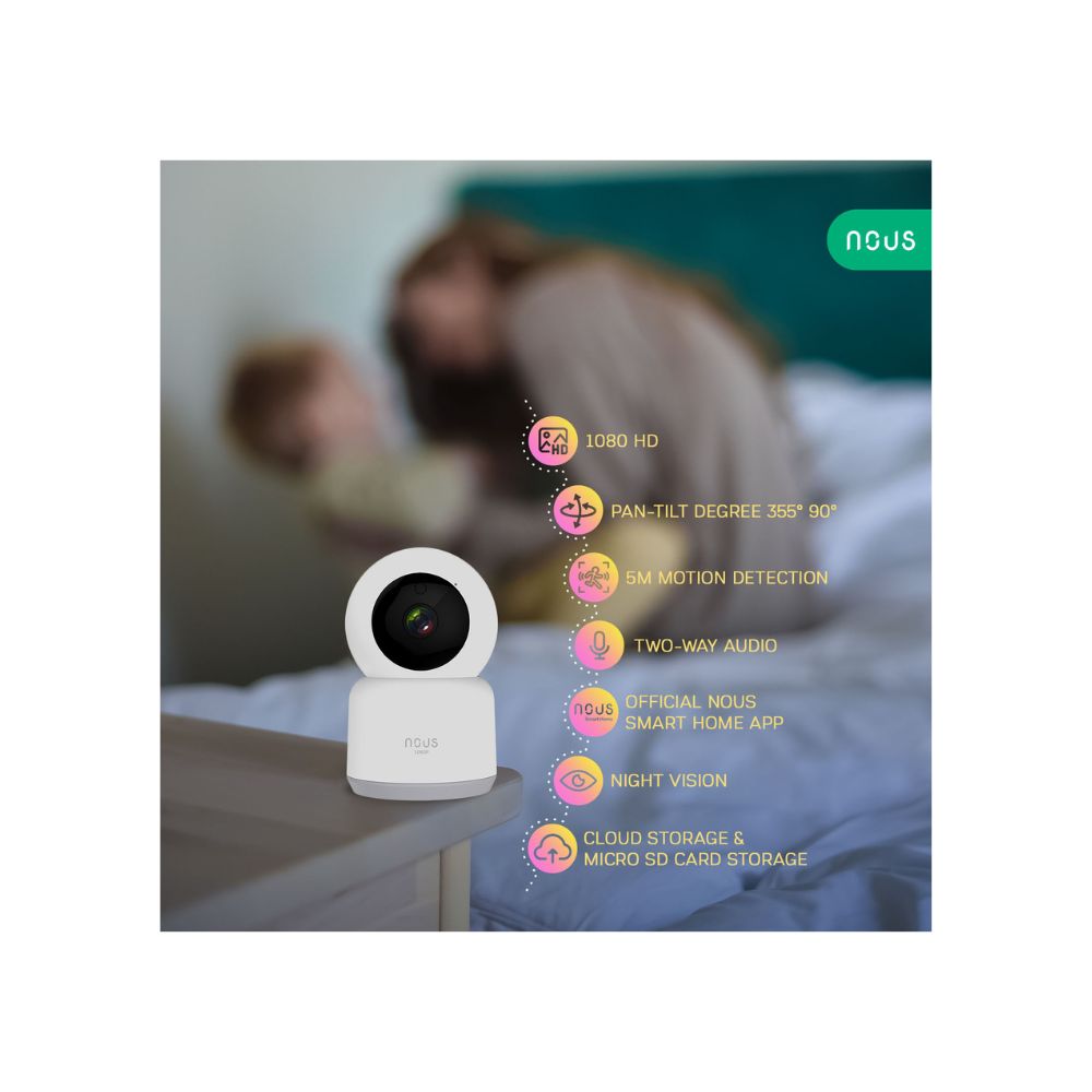 Nous W2 otočná Wi-Fi kamera